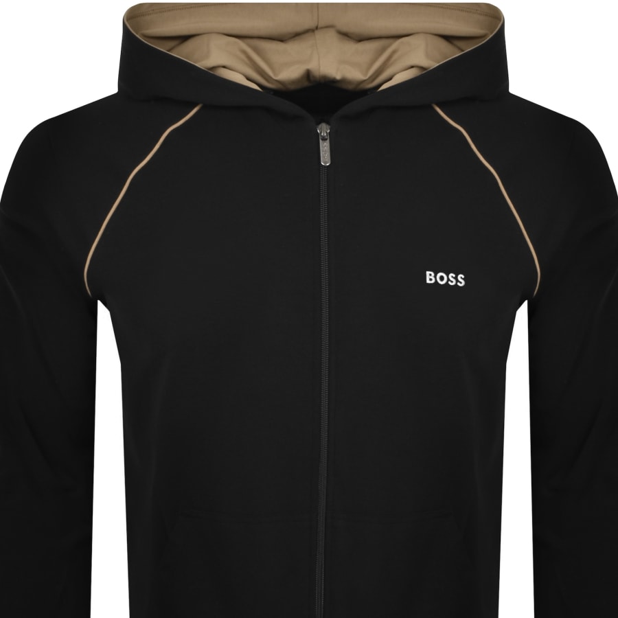 Boss hugo boss full zip hoodie black discount
